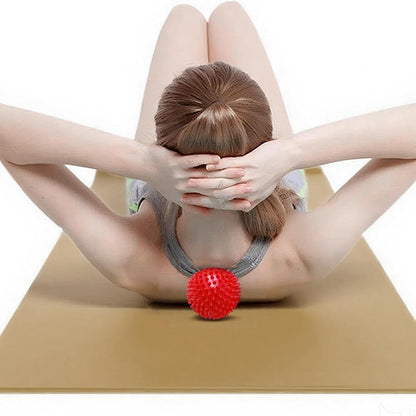 2PCS Firm Massage Lacrosse Balls for Myofascial Release, Muscle Knots, Trigger Point Therapy, Yoga Deep Tissue Massage, Foot Plantar Fasciitis, Muscle Soreness Massager Ball