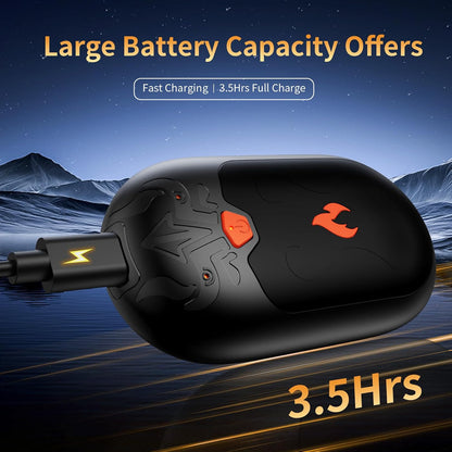 Hand Warmers Rechargeable 2 Pack, Electric Hand Warmer, 24Hrs Long Lasting Magnetic Reusable Hand Warmers with 3 Heat Settings, Portable Pocket Heater, for Men, Women, Camping, Hunting, Golf, Ski