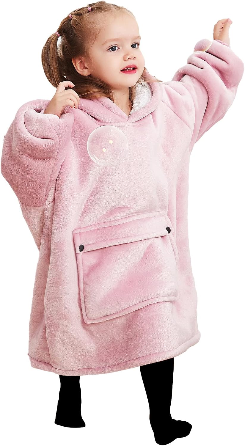 Wearable Blanket Hoodie for Adults With Pocket Strawberry Hoodie | Sherpa, Fuzzy Blanket Hoodie, Oversized Sweatshirt Blanket, Kangaroo Pouch, Cute Birthday Gifts for Sister, Cute Stuff