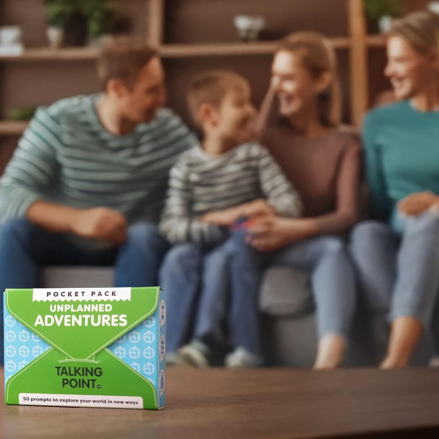 Unplanned Adventures Card Game; Fun Date Night, Road Trip & Family Fun Gift | Just draw & go, screen-free car game. Solo or 2+ players; for travel, couples, families, friends, anniversary & girls trips