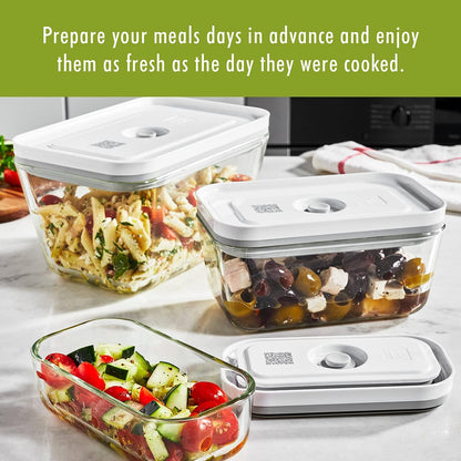For food to stay fresh up to 5X longer, pump required (not included).