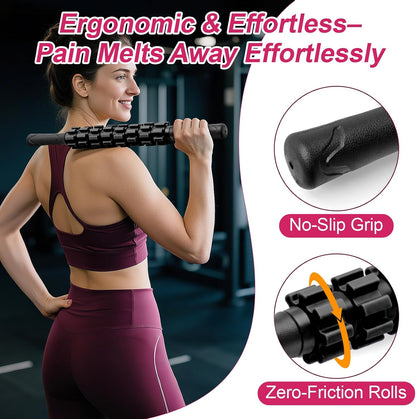 Massage Roller, Muscle Roller Stick, Therapy Roller Stick for Legs, Calf, Thigh, Lipo Roller for Relief Muscles, Deep Tissue Massage Rolling Pin for Trigger Points, Help Sore Muscle Recovery
