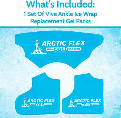 Arctic Flex Gel Replacement Packs - Ice Packs Reusable for Elbow Ice Brace