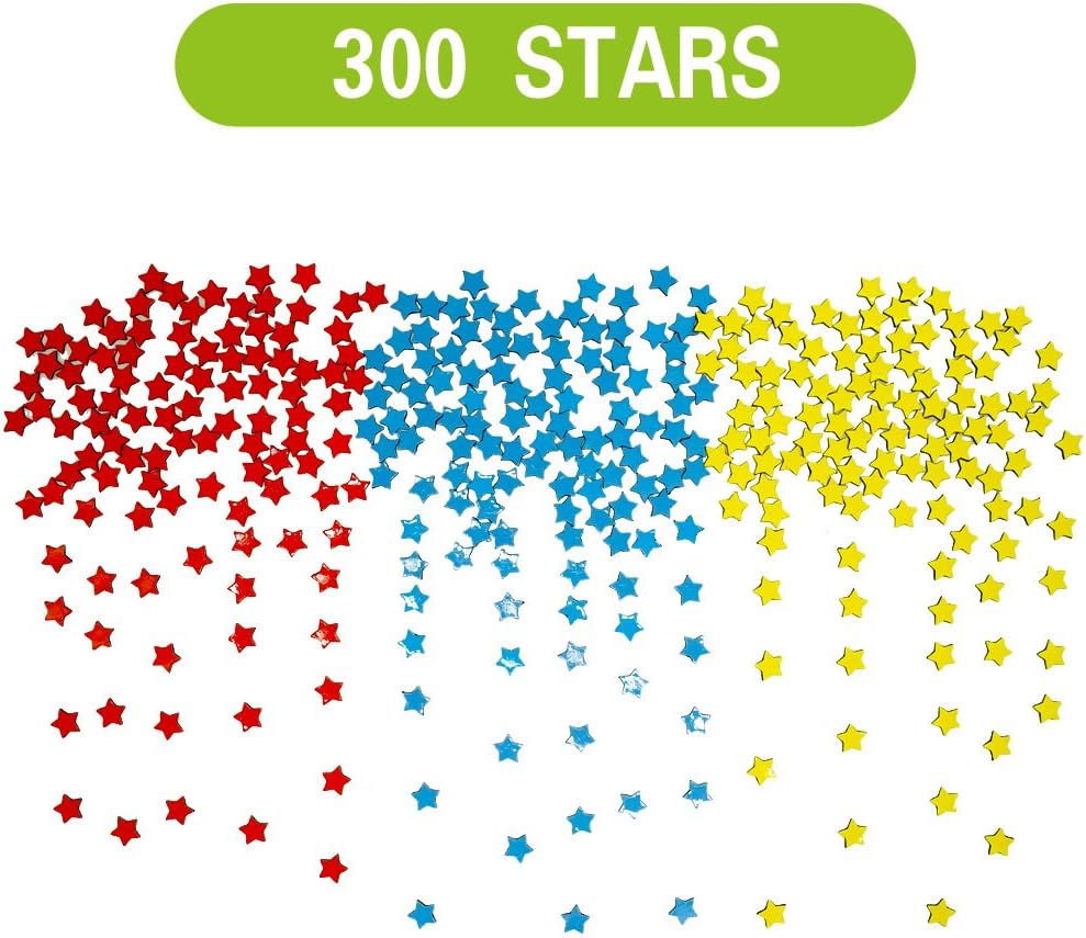 Magnetic Reward Chart, Dry Erase Kids Behavior Responsibility Task Board-84 Chores (Including 7 Blanks), 272 Magnetic Stars, 8 Markers & 3 Name Cards-Good Behavior Daily Routine to Motivate Kids