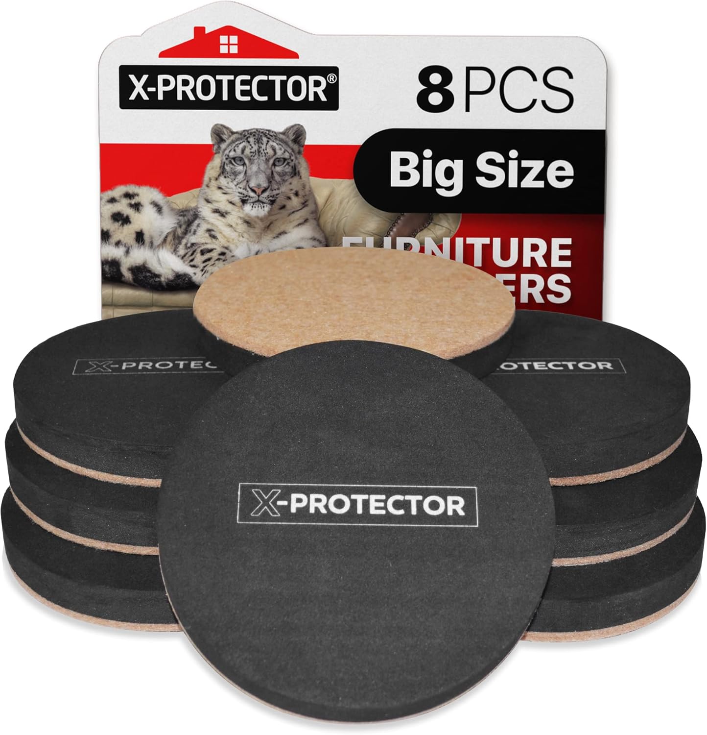 X-Protector Furniture Lifter Tool - Premium Furniture Jack Lifting Tool | Lift Furniture Easily - Appliance Lifter with 4.3" Adjustable Height - Ideal Jack to Lift Furniture Easily with No Effort