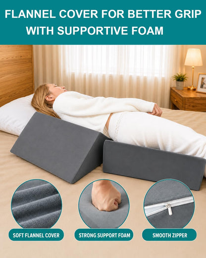 3PCS Positioning Wedge Pillow Set, Bed Wedges & Body Positioner