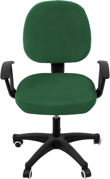 Smiry Office Computer Chair Armrest Covers, 2PCs Anti-dust Arm Rest Pad | Removable Washable Desk Chair Arm Pad Covers, Grey