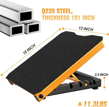 Metal Slant Board Calf Stretcher for Squat, Incline Balance Board