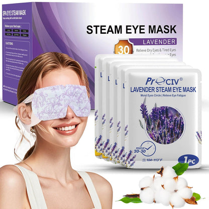 Steam Eye Mask,Warm Eye Compress for Dry Eyes Sleep Mask,Hot Auto Heated Eye Masks Relaxing Items for Women Moist Heat for Eyes Soothing Eye Fatigue,Disposable EyeMask for SPA Essentials