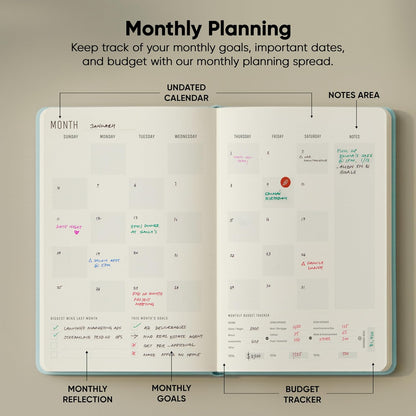 Dated, 2026 Planner, 5.8” x 8.3” - The #1 Productivity Planner to Achieve Your 2026 Goals - Planner 2026-2027 by PRODUCTIVITY STORE (A5, GREY)