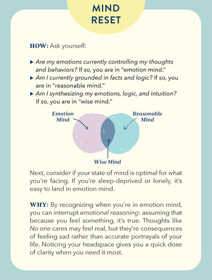 The Stress Resets Deck: 50 Cards to Help You Feel Better in Minutes