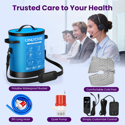 ONLYCARE Cold Therapy Machine, Ice Machine for Knee After Surgery