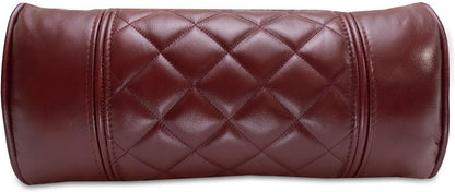 Octane Seating Pillow for Recliner Chairs | Diamond Stitching | Brown Italian Leather