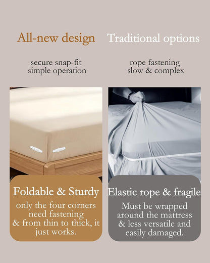 Bed Sheet Grippers 4pc Upgrade for Corners,NonSlip Heavy Duty Sheet Holders
