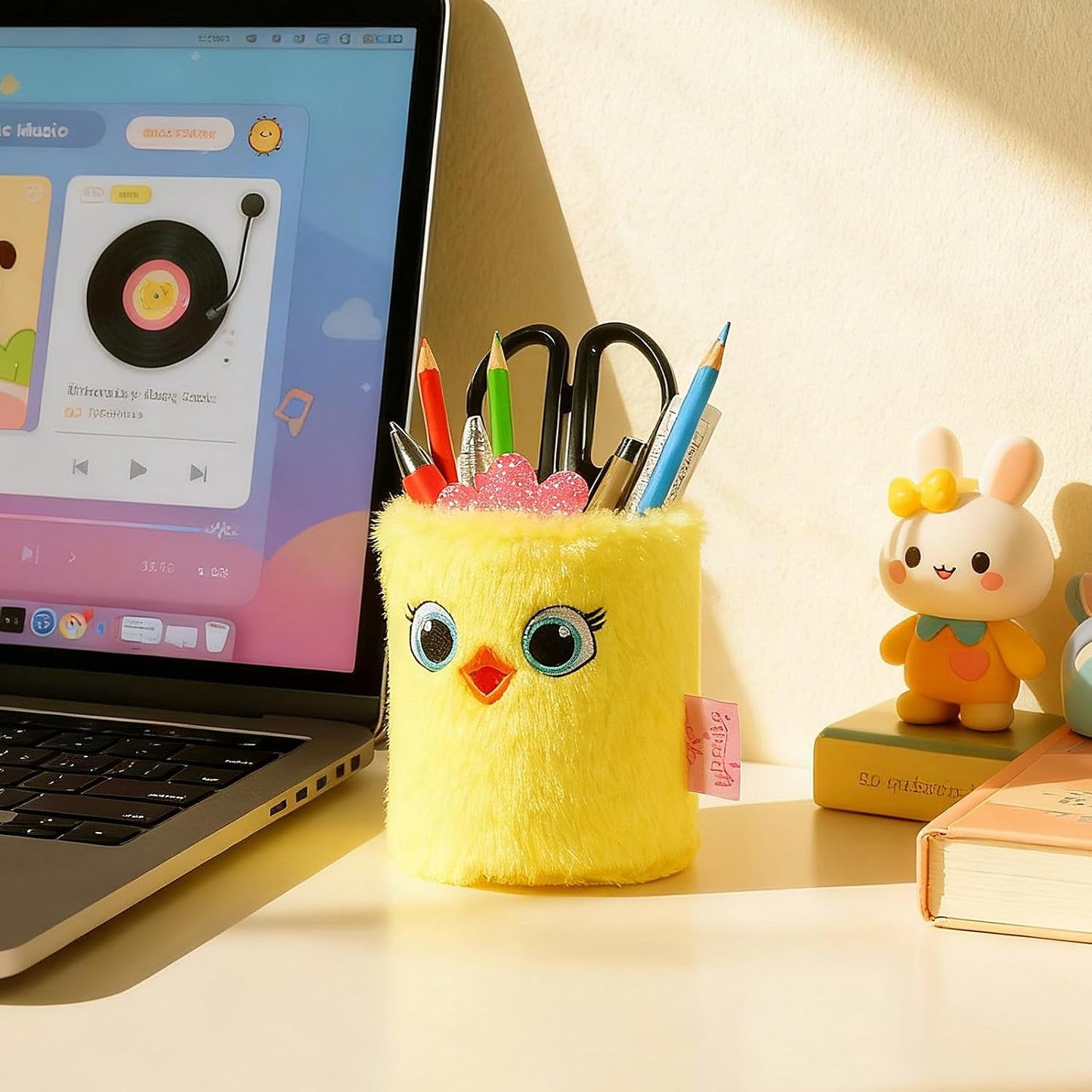 Happynear Glasses Holder, Cute Eyeglass Holder, Glasses Holder for Nightstand, Desk and Dresser, Gifts for Boys and Girls