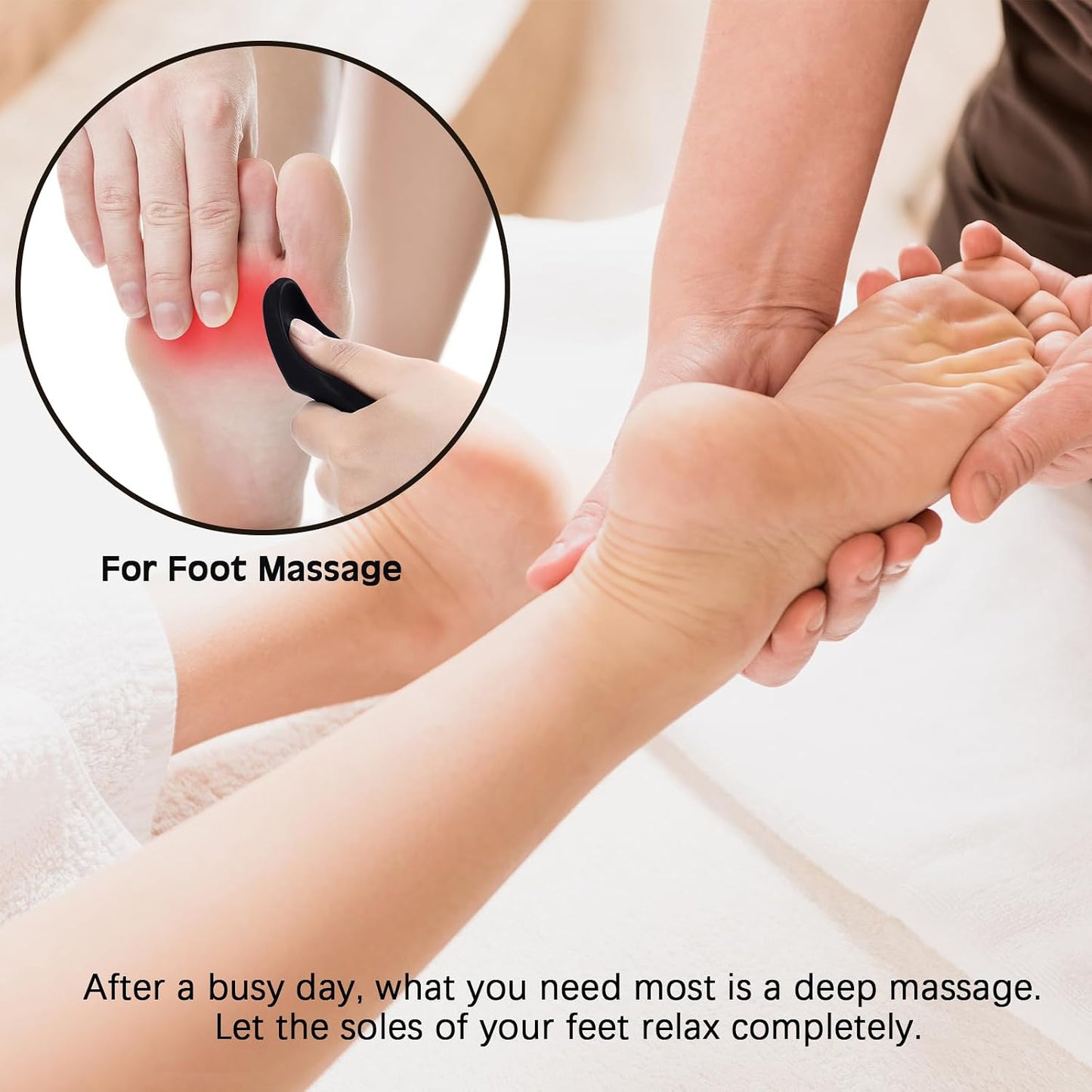 Nuanchu 2 Pcs Green Thumb Saver Massage Tool Deep Tissue Massager for Pressure Reflexology Professional Neck Shoulder Back Foot Stress Relief