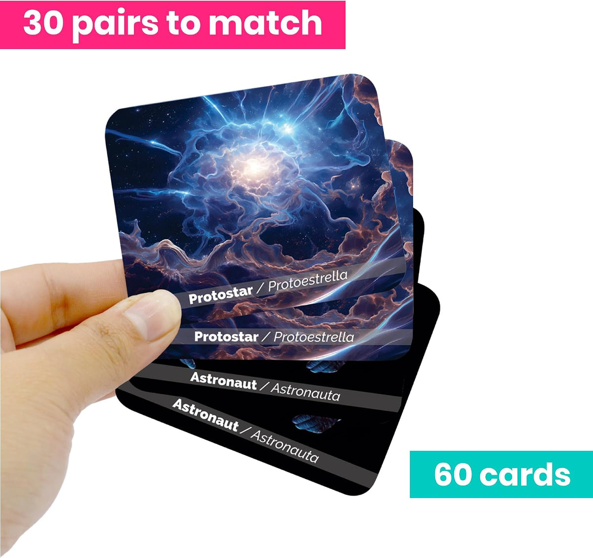 Menique Explore the World Memory Matching Game – Geography Game with 100 Photo Cards, 50 Countries, Flags & Landmarks – Travel Card Game with Educational Booklet, Ages 3+