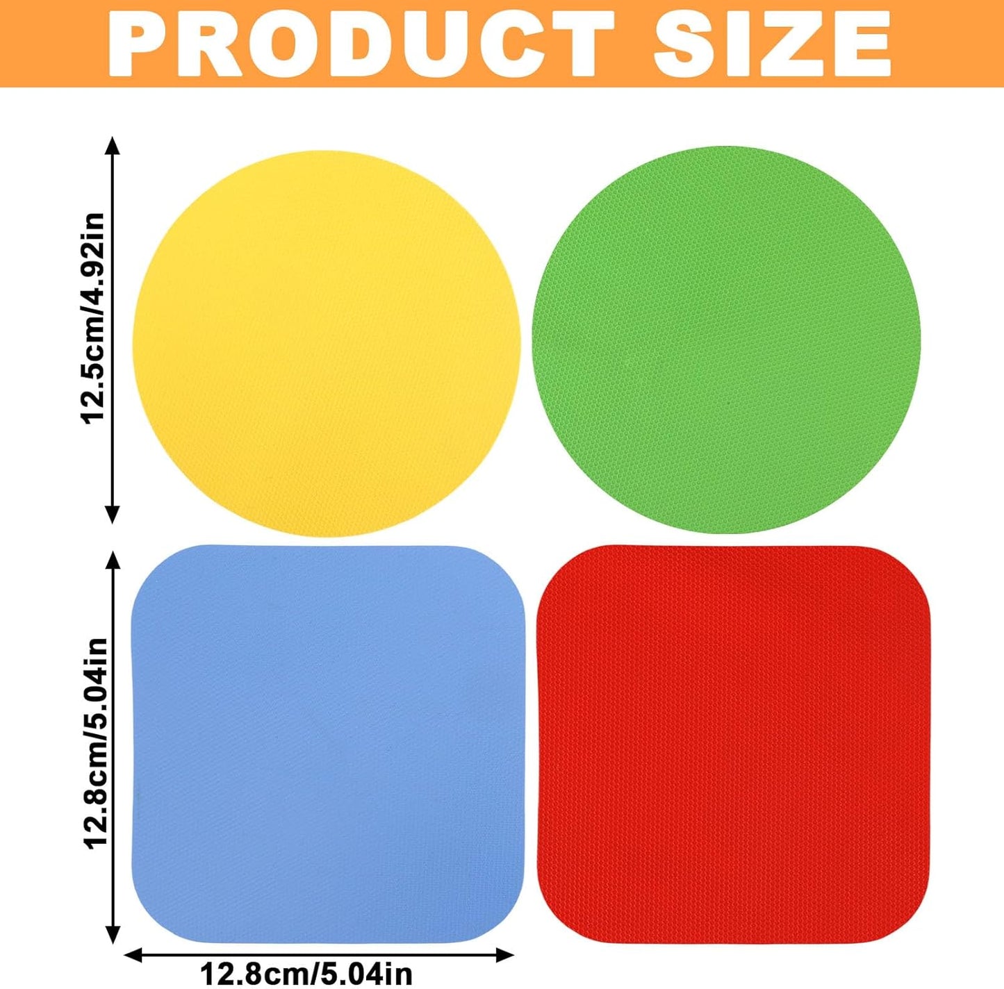 LUTER 4pcs Jar Opener Gripper Pad for Seniors with Weak Hands, Rubber | Multi-function Silicone Bottle Opener Lid Cap Rubber Gripper Pads Kitchen Coasters Gadgets, Light Blue, Green