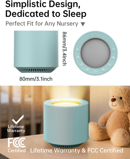 Red Light Therapy White Noise Sleep Sound Machine for Baby