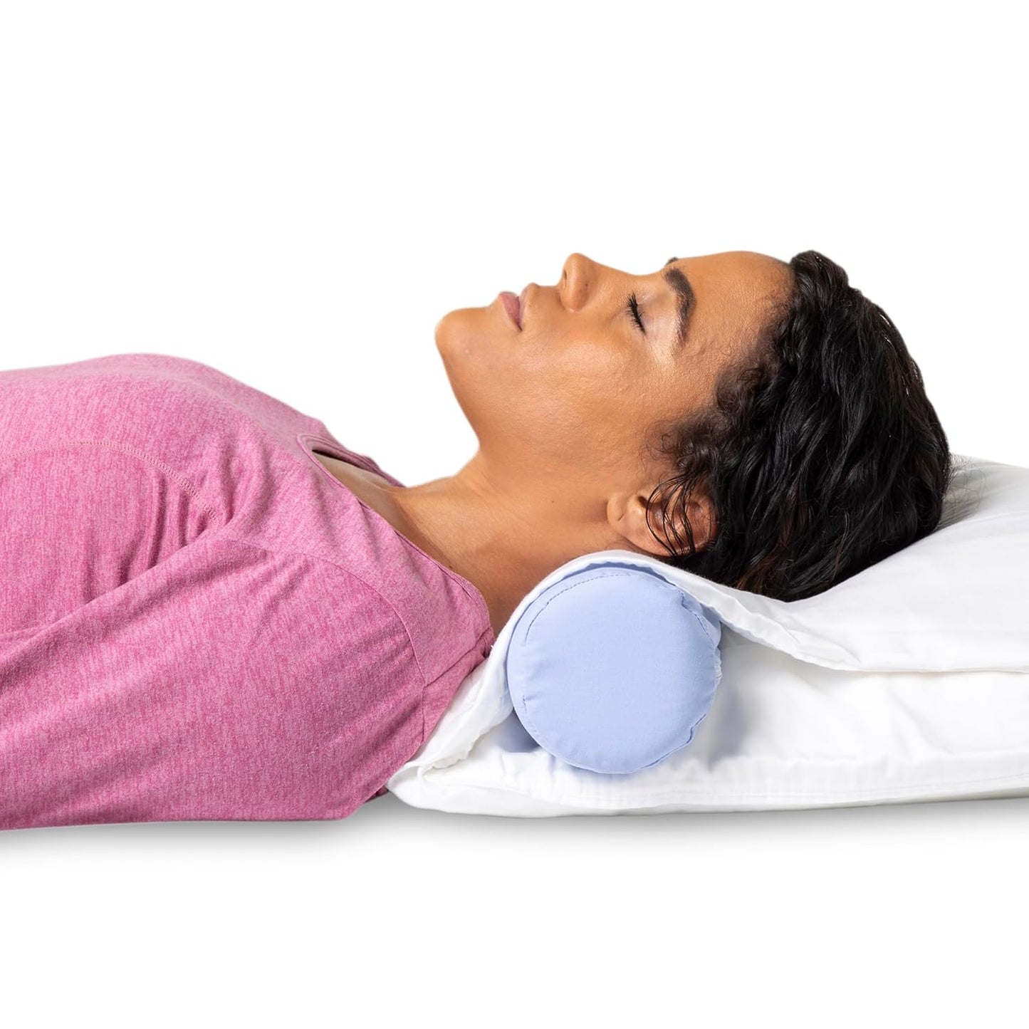 OPTP The Original McKenzie Cervical Roll, 20" Neck Support Pillow for Sleep | Relieve neck and back pain, round pillow for improved sleeping support and cervical pain relief, made in the USA