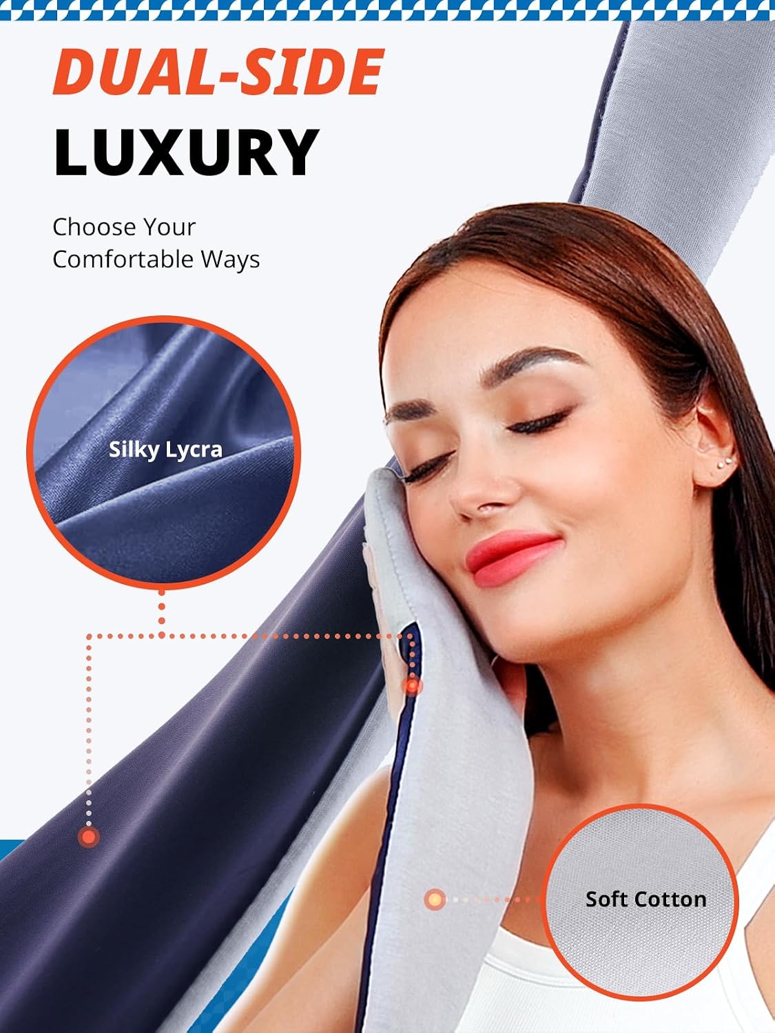 SARISUN Sleep Mask Dual-Side Blackout Eye Masks for Sleeping Men&Women