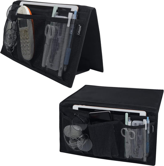 Gloppie Bedside Caddy with Pockets - Table Nightstand & Loft-Bed Organizer - Desk Storage & Hanging Organizer for Dorm