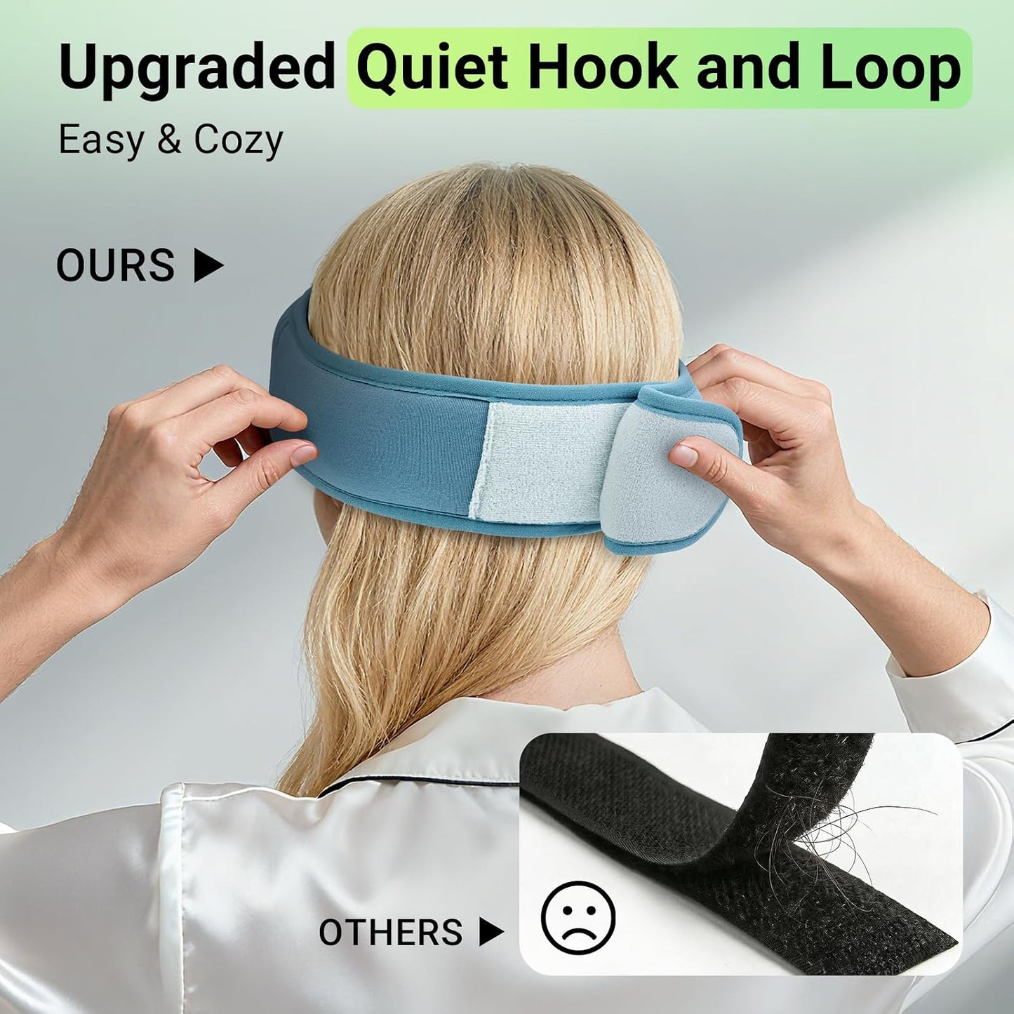 Sleep mask Headphones,100% Blackout 3D Zero Eye Pressure Bluetooth Sleep mask Breathable Eye mask with Bluetooth Headphones Sleep Headphones for Side Sleepers, 14H Playtime&Bluetooth 5.4 Black