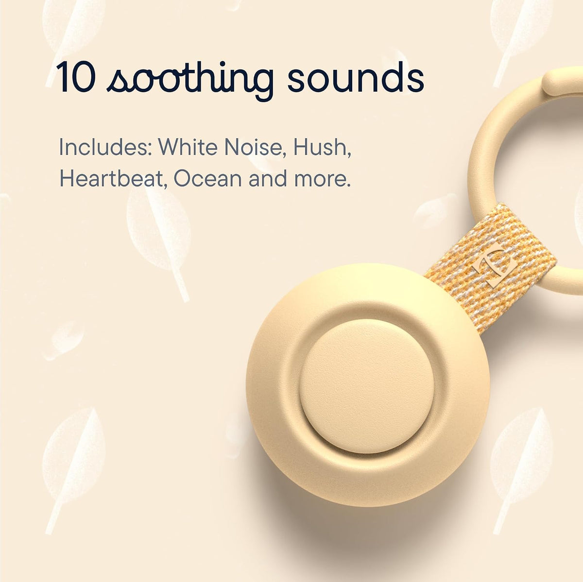 Hatch Go Portable Sound Machine & Sleep Soother for Babies & Kids (Putty)
