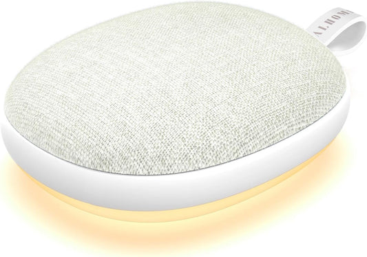 Portable White Noise Sound Machine: Baby Sleep Soother, Bluetooth Speaker, Rechargeable Battery, 4-Speed Timer, 6 Soothing Sounds Adult Therapy Aid for Trave (Purple, Portable)