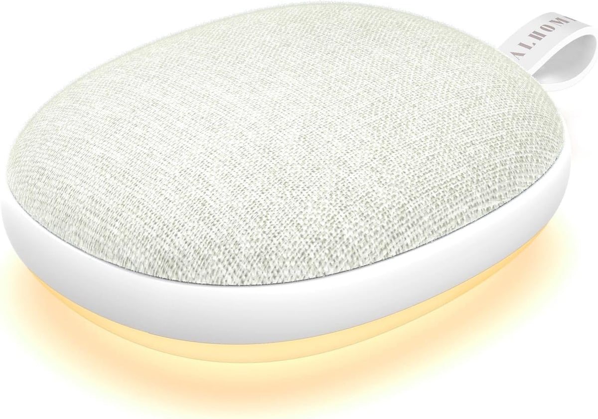 Portable White Noise Sound Machine: Baby Sleep Soother, Bluetooth Speaker, Rechargeable Battery, 4-Speed Timer, 6 Soothing Sounds Adult Therapy Aid for Trave (Purple, Portable)