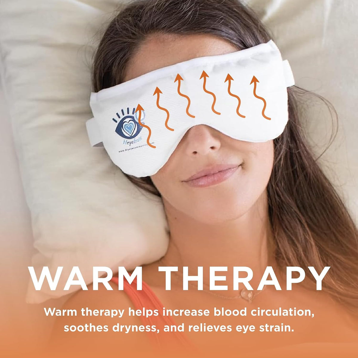 Eye Love Heyedrate Heated Eye Mask, White
