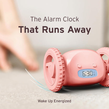 CLOCKY Alarm Clock on Wheels – Loud Rolling Alarm Clock for Heavy Sleepers