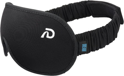 Dream Recovery Performance 3D Contoured Silk Sleep Mask, The Pro Mask | 3D Performance Silk Sleep Mask for Side Sleepers and Travelers, 100% Light Blocking, Adjustable Eye Cover for Sleeping