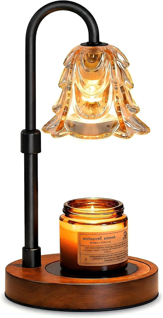 Candle Warmer Lamp with Timer & Dimmer, Electric Wax Melter for Jar Candles, Safe Flameless Candle Warmer Light for Bedroom, Home Decor & Gift