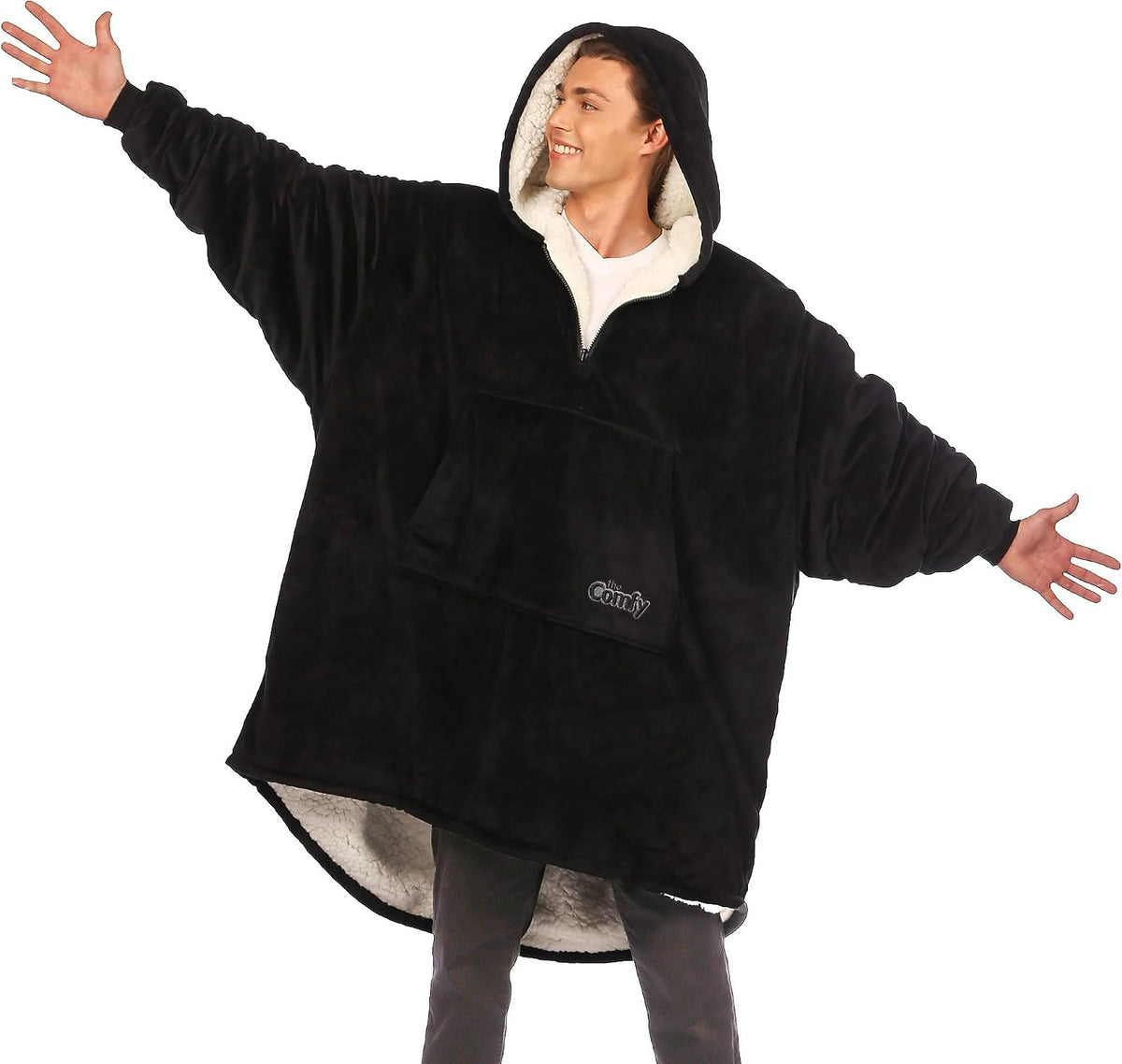 THE COMFY Original | Shark Tank | Patented | Sherpa Wearable Blanket Hoodie