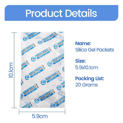 Wisesorb 500g x 2pcs Rechargeable Desiccant Packs, Reusable Car Dehumidifier, Microwave Reactivated Silica Gel Packets Moisture Absorber with Color Indicating for Safe Closet Basement Garage