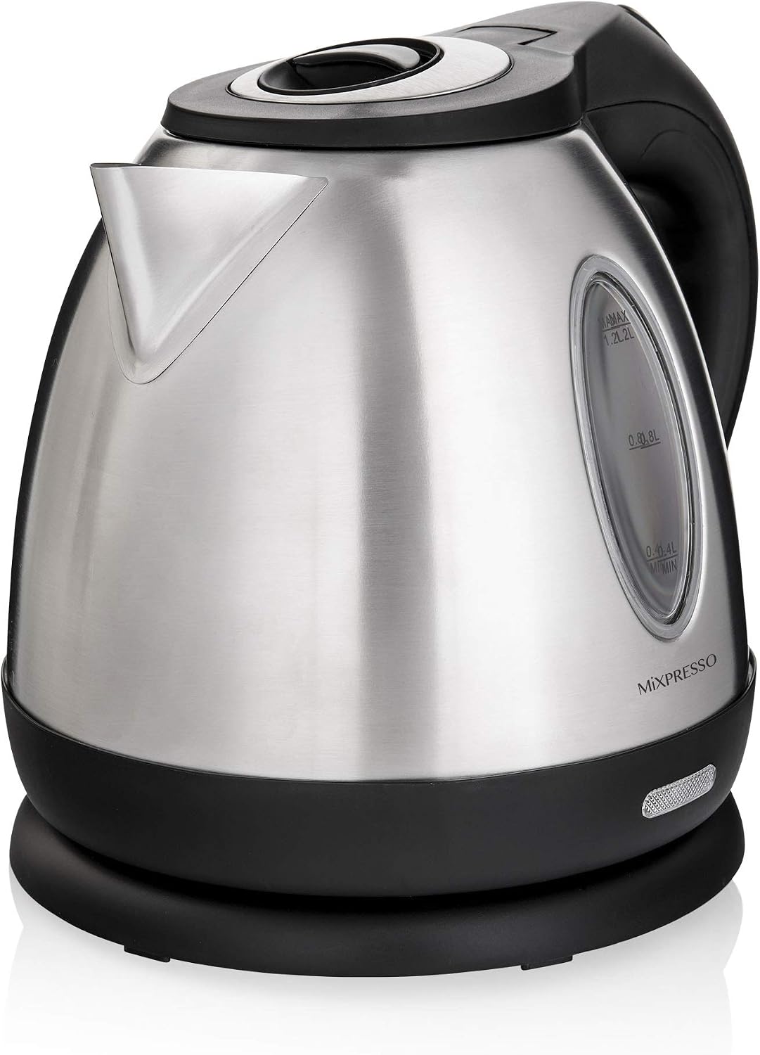 Mixpresso Electric Kettle Temperature Control, Hot Water Kettle Electric, Cordless 1 Liter Capacity, Keep Warm & LED Indicator, Auto-Shutoff, Boil-Dry Protection, Stainless Steel Electric Kettle