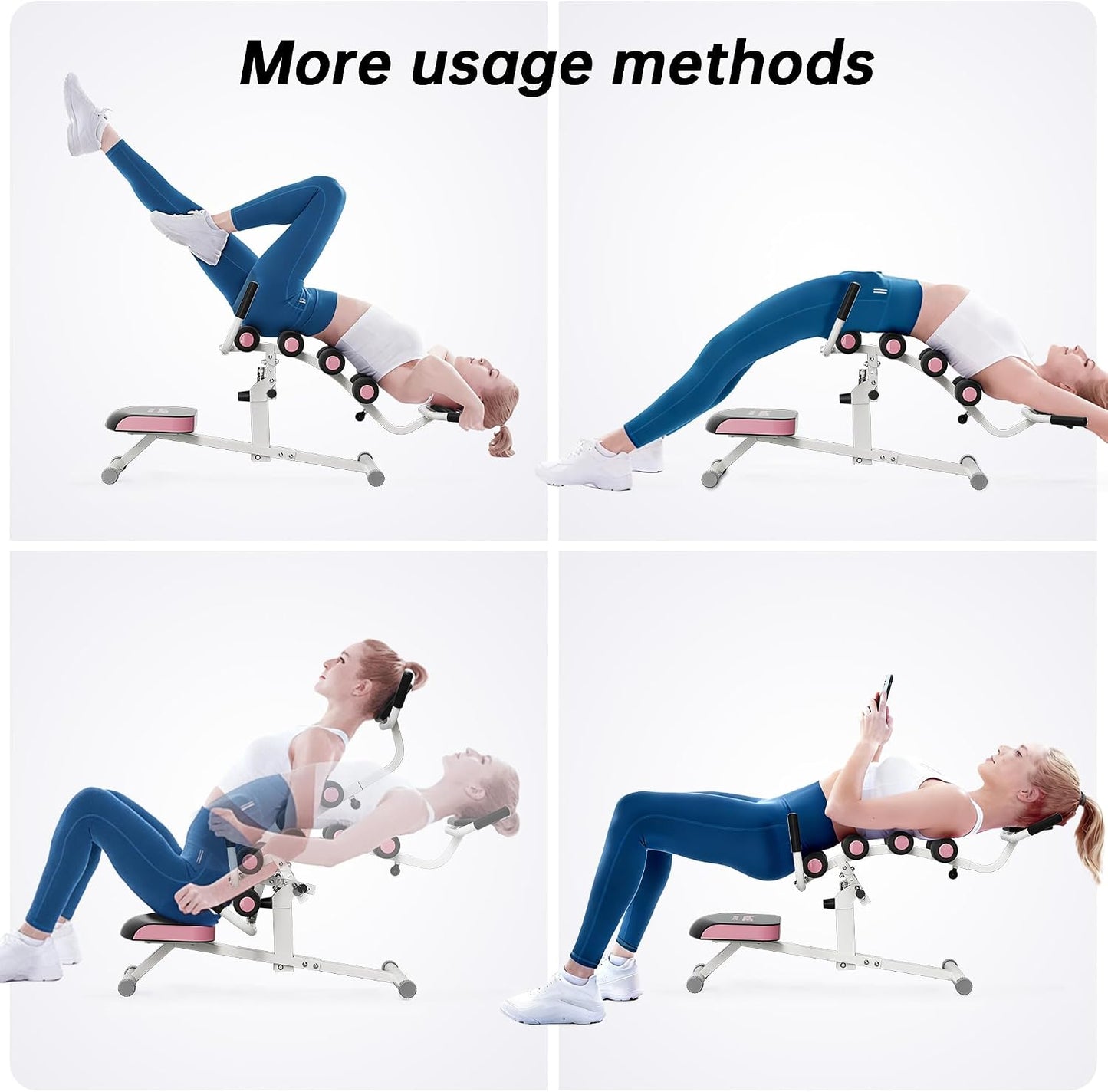 Inversion Table for Back Pain Relief - 350lbs Capacity, Improve Posture and Spinal Health - Ideal for Home and Gym Use