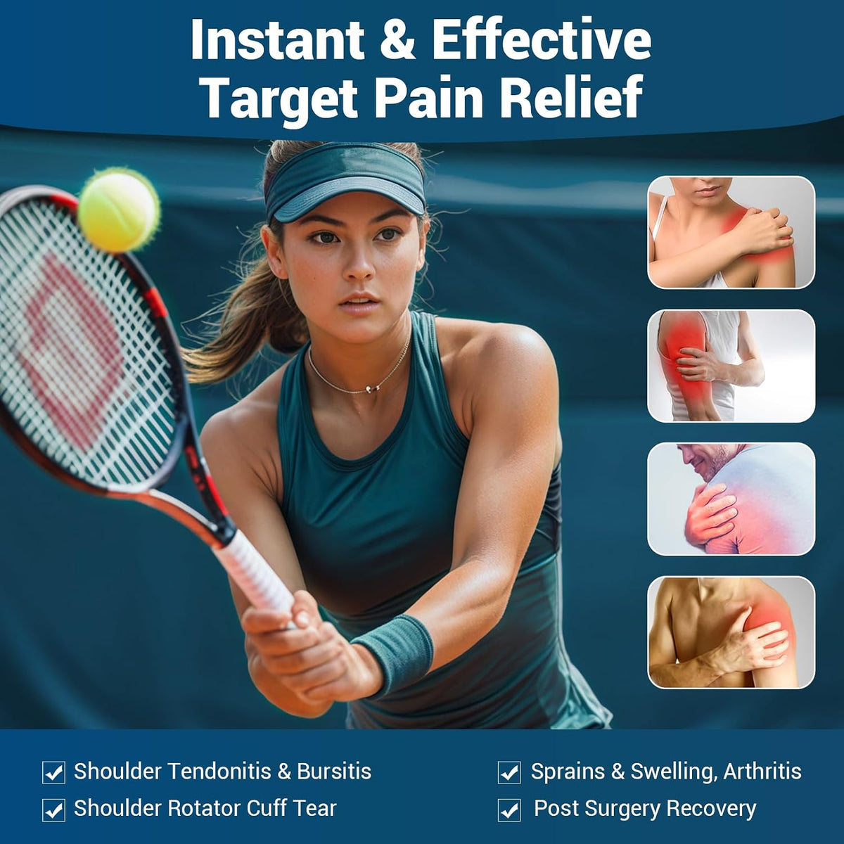 Comfytemp Shoulder Ice Pack, Rotator Cuff Cold Therapy Wrap (Large/X-Large)