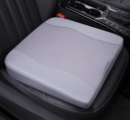 Lofty Aim Car Seat Cushion, Memory Foam Car Seat Cushions for Long Driving | Comfy Car Seat Pillow for Pain Relief, Driver Seat Cushion Adds Height, Butt Cushion for Car, Truck, Office Chair, Black