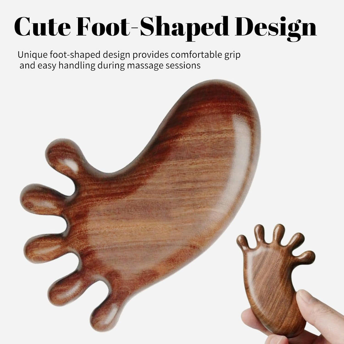 Sandalwood Foot Reflexology Tool Wooden Acupressure Massager