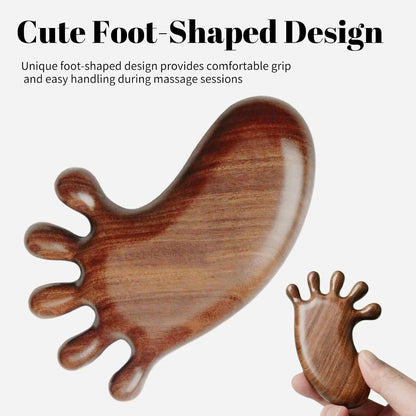 Sandalwood Foot Reflexology Tool Wooden Acupressure Massager