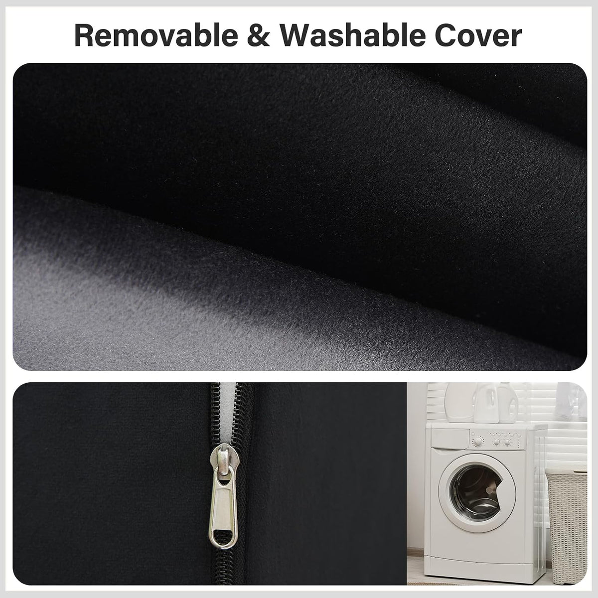 Vekkia 21" Reading Pillow for Bed with XL Side Pockets for Adult