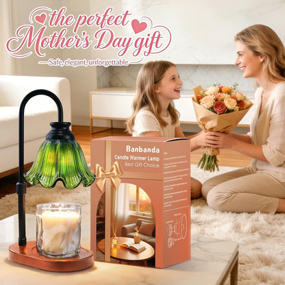 Candle Warmer Lamp with Timer, Christmas Decorations Indoor, Birthday Gifts for Women Mom, Warming Gifts for Office, Dorm, Apartment & New Home Decor