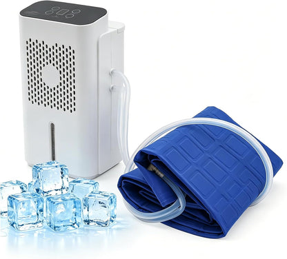 Bed Cooling System, Mattress Cooling Bed Pad, 63 * 27.5in Single Size Water Bed Cooler, with LCD and Low Noise, Ideal for Bedroom, Student Dorm, Home