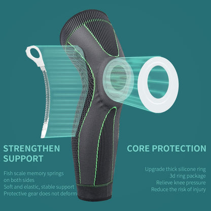 Full Leg Sleeves Long Compression Leg Sleeve Knee Sleeves Protect Leg, for Man Women Basketball, Arthritis Cycling Sport