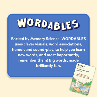 Skillmatics Vocabulary Flash Cards, SAT Prep – Wordables Level 3 | Screen-Free, Spelling Game, Learn 100 words with Wordplay, Visuals, & Soundplay, Learning Gift for Ages 8, 9, 10 & Up
