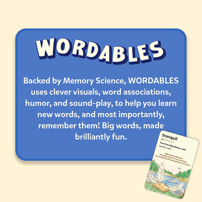 Skillmatics Vocabulary Flash Cards, SAT Prep – Wordables Level 3