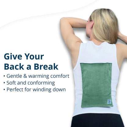 Microwave Heating Pad - Moist Heat Warm Compress for Back, Neck and Cramps