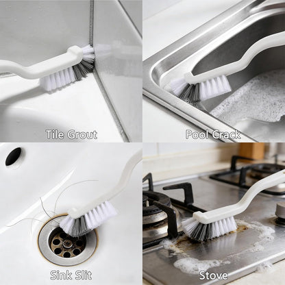 Crevice Cleaning Brush, Bathroom Gap Cleaning Brush, Hard Bristle Brush for Cleaning, Multifunctional Gap Brush, for Blind, Baseboard, Fan, Window or Sliding Door Track (5pcs)